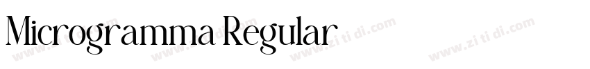 Microgramma Regular字体转换 Microgramma Regular字体转换